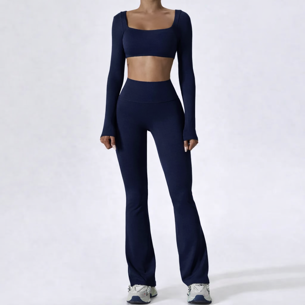 Long Sleeve Two Piece Yoga Set