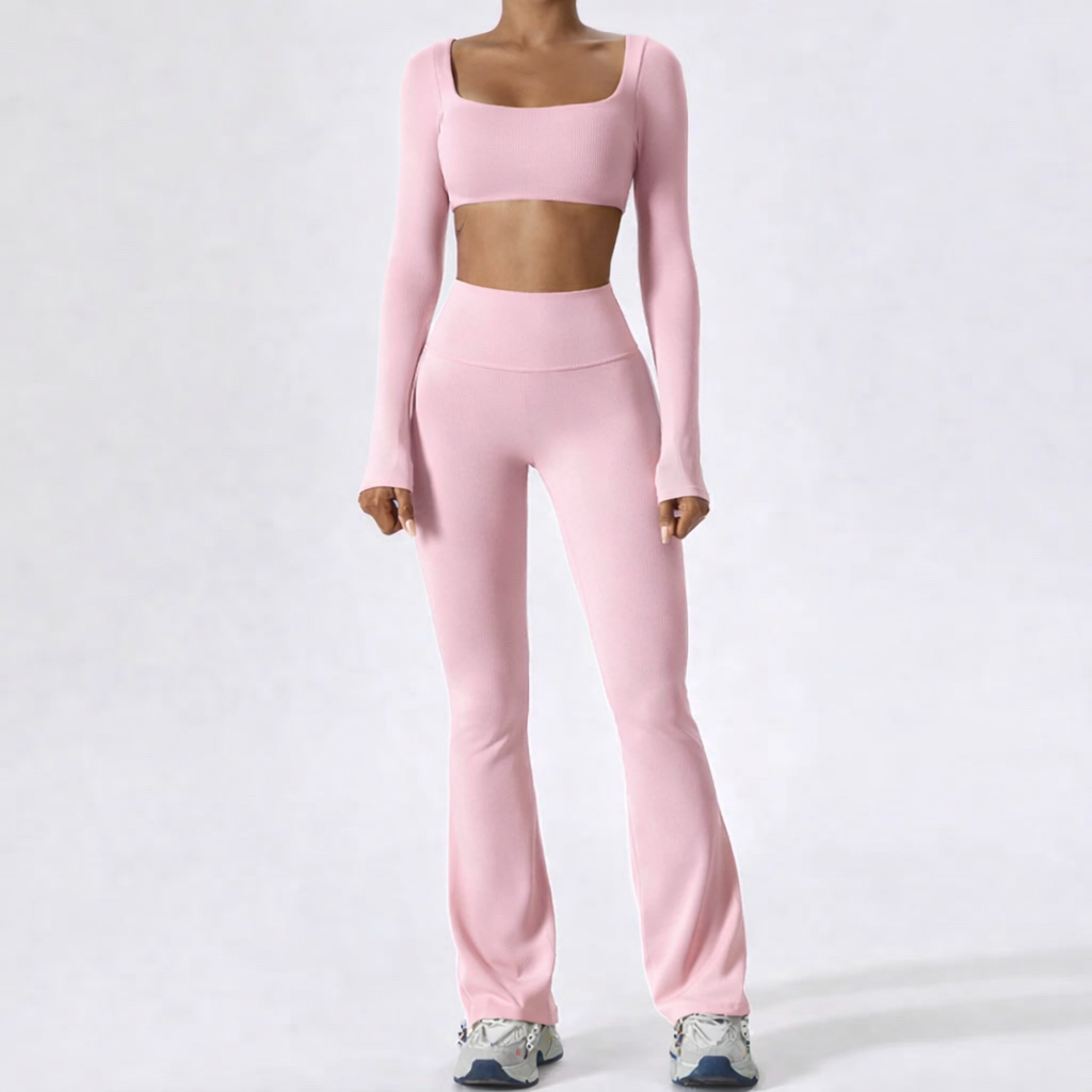 Long Sleeve Two Piece Yoga Set