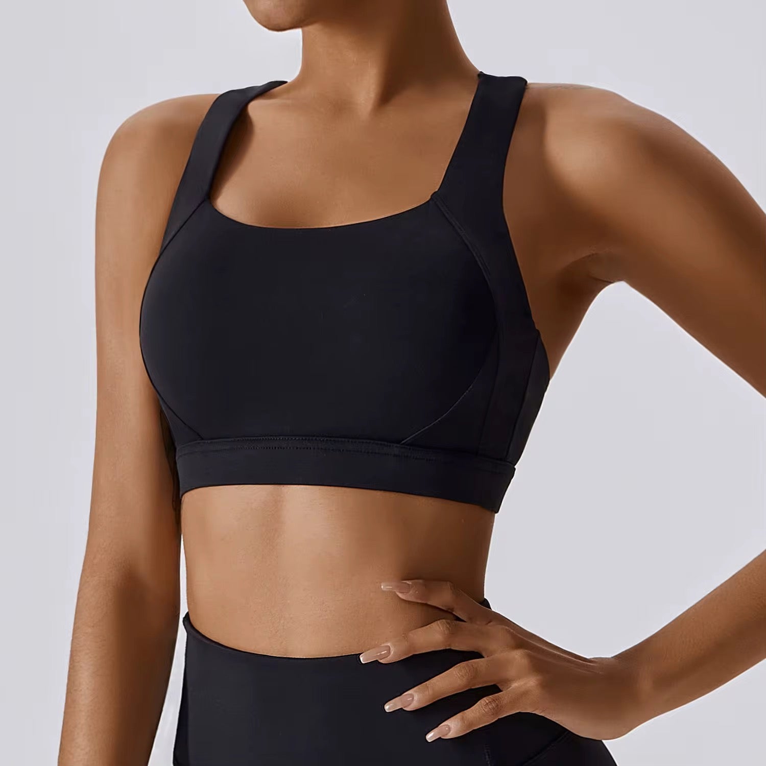 Cloud-Soft Sports Bra - Shockproof High-Impact for Pilates Running
