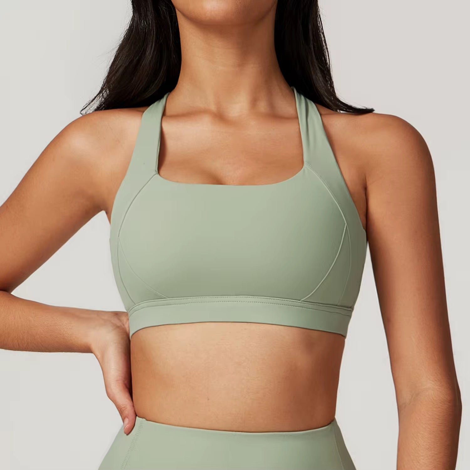Cloud-Soft Sports Bra - Shockproof High-Impact for Pilates Running