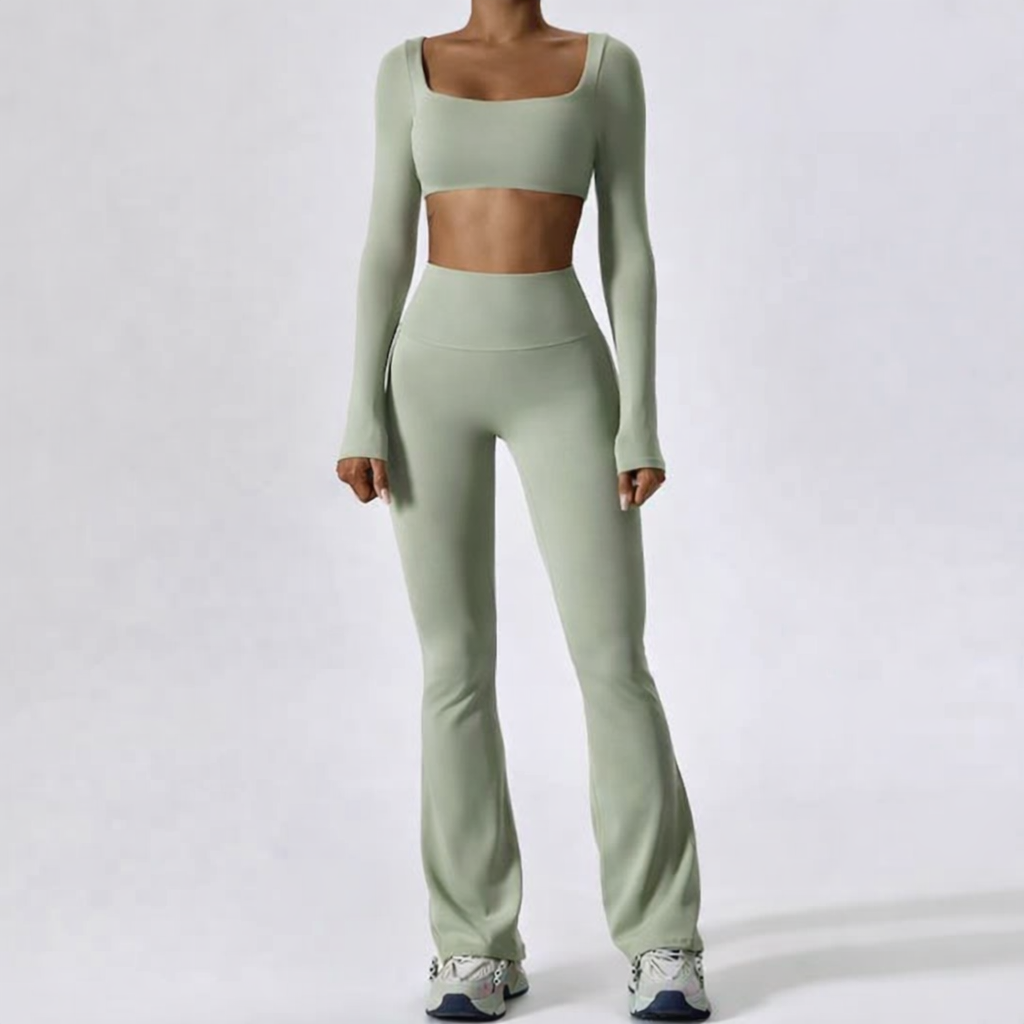 Long Sleeve Two Piece Yoga Set