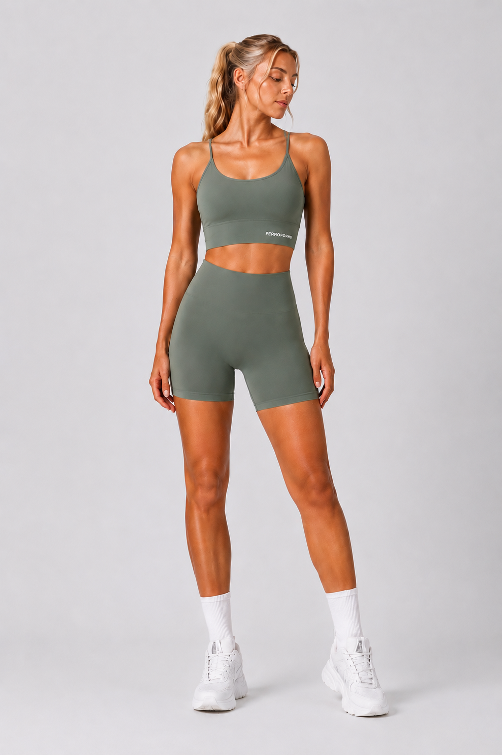 Criss Cross Back Seamless 2-Piece Set