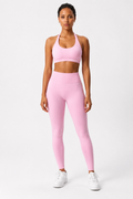 Medium Compression Workout Set — Halter Bra & Sculpting Leggings