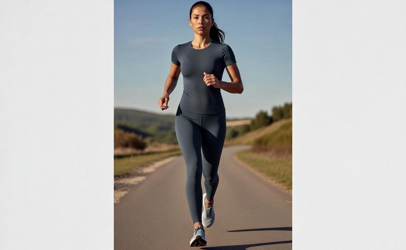 Women's Short Sleeve  Top - Quick Dry Fitted Yoga Shirt for Gym & Fitness